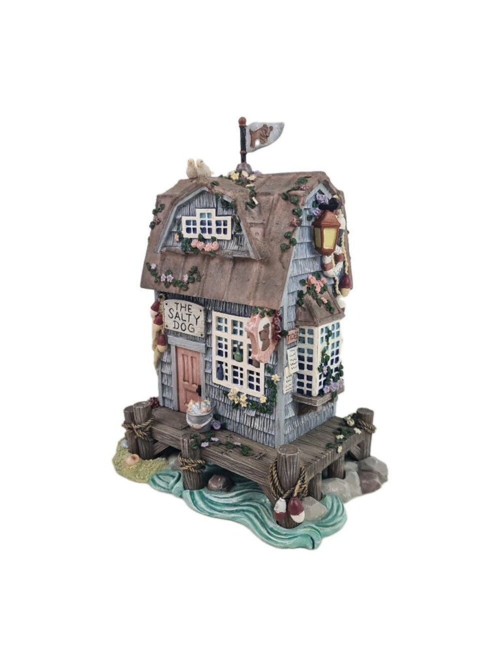 Ivy & Innocence "The Salty Dog" 05640 Retired Porcelain Vintage Rare Building